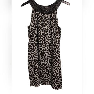 Essentials By A.B.S Black and White Maxi Dress Club Summer Casual Lightweight 14